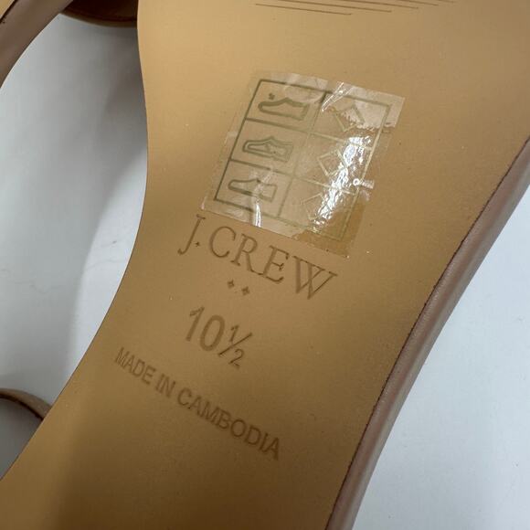 J. CREW New in Box Ankle Strap Heel Sandal in Beige // 10.5 - Picture 12 of 14